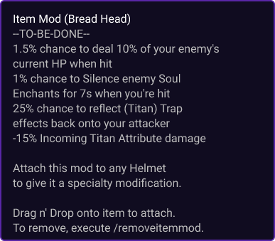 Bread Head item card