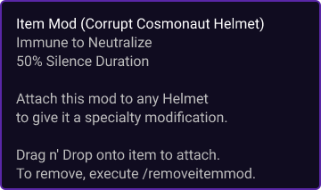 Corrupt Cosmonaut Helmet item card