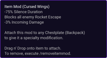 Cursed Wings item card