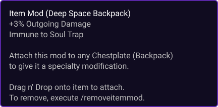 Deep Space Backpack item card