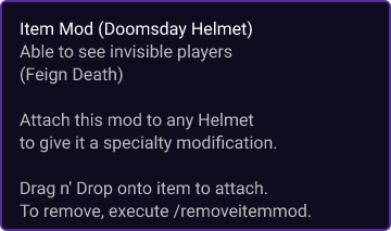 Doomsday Helmet item card