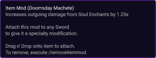 Doomsday Machete item card