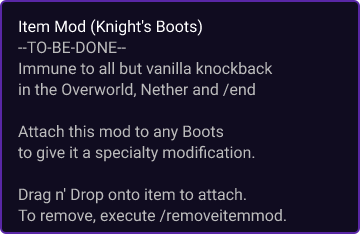 Knight's Boots item card