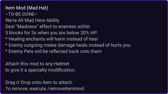 Mad Hat item card