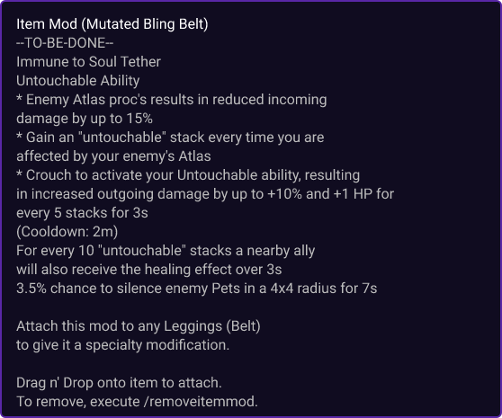 Mutated Bling Belt item card