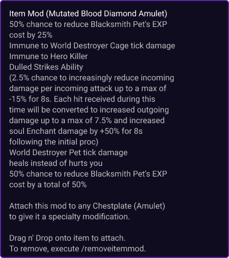 Mutated Blood Diamond Amulet item card