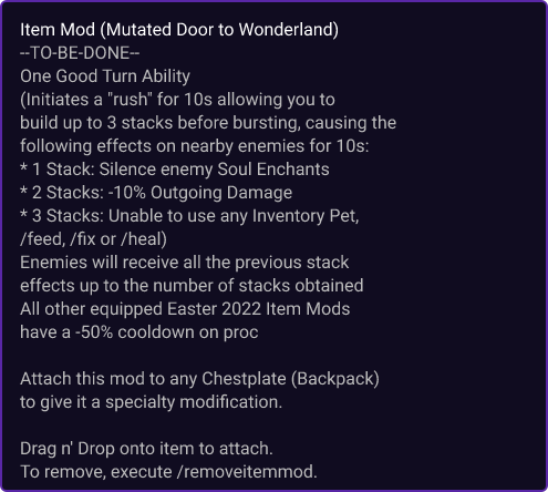 Mutated Door to Wonderland item card