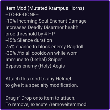 Mutated Krampus Horns item card