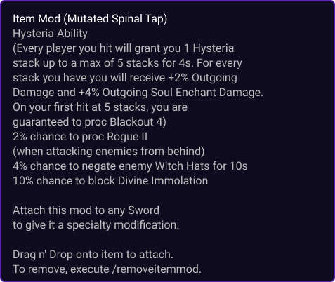 Mutated Spinal Tap item card