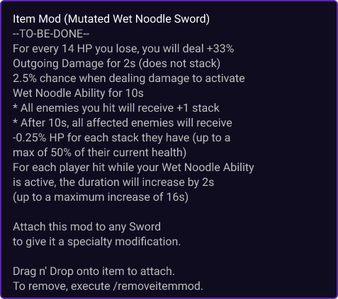 Mutated Wet Noodle Sword item card
