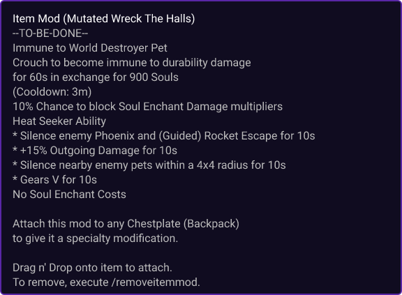 Mutated Wreck The Halls item card