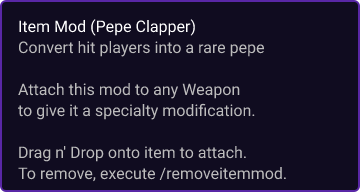 Pepe Clapper item card