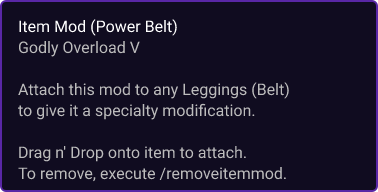 Power Belt item card