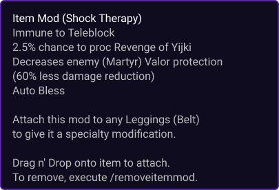 Shock Therapy item card