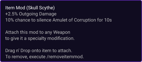 Skull Scythe item card