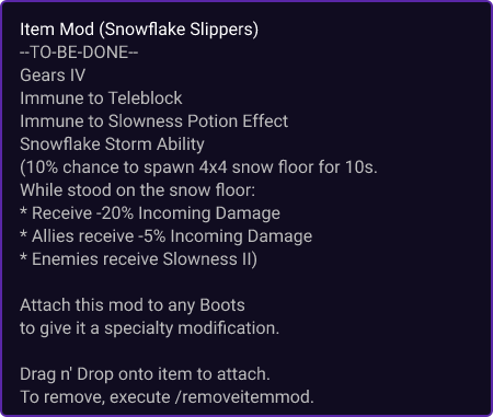 Snowflake Slippers item card