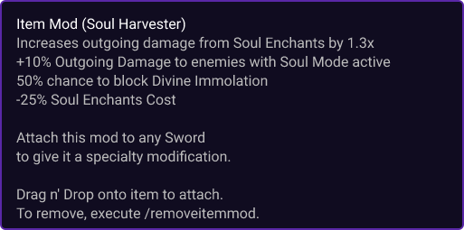 Soul Harvester item card