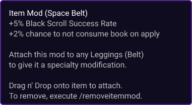 Space Belt item card