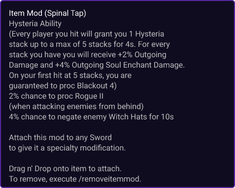 Spinal Tap item card