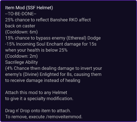 SSF Helmet item card