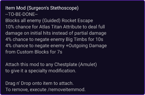 Surgeon's Stethoscope item card