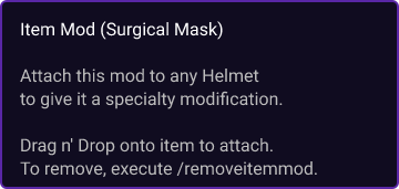 Surgical Mask item card