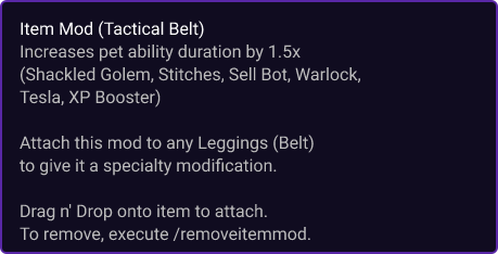 Tactical Belt item card