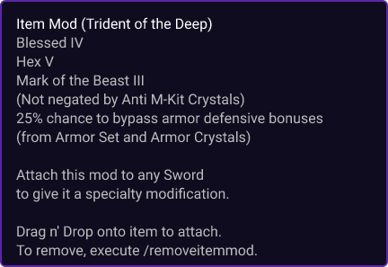 Trident of the Deep item card
